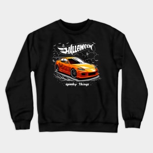 Halloween Mazda RX8 Orange Crewneck Sweatshirt